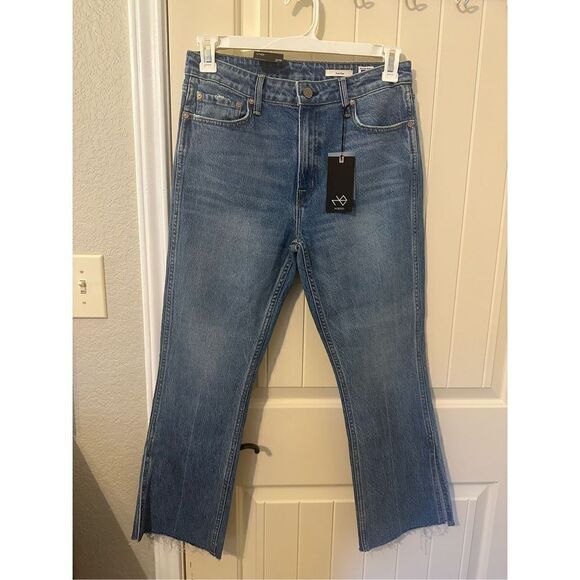 NWT Noend Denim Women’s High Rise Kick Flare Jeans - Size 29 - FS1361FMUD - Picture 1 of 9